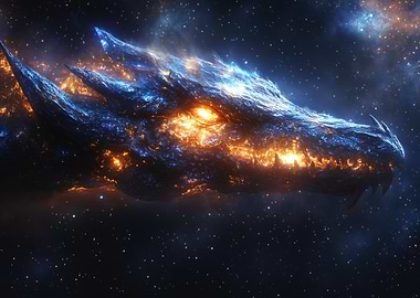 Cosmic Dragon in Space