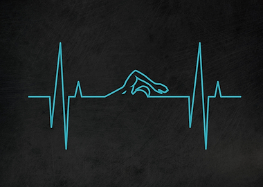 Swimming Heartbeat EKG