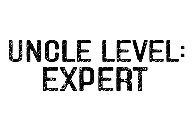 Uncle Level Expert Text Art