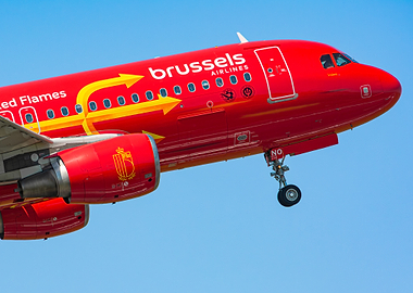 Brussels Airlines Trident Airplane