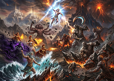 Greek Gods Battle