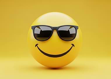Cool Smiley Face with Sunglasses