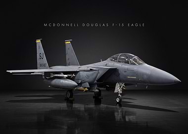 McDonnell Douglas F-15 Eagle Fighter Jet