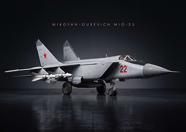 Mikoyan-Gurevich MiG-25 Foxbat Fighter Jet