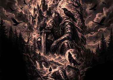 Dark Knight and Castle