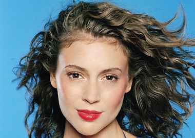 Alyssa Milano Close-up Portrait