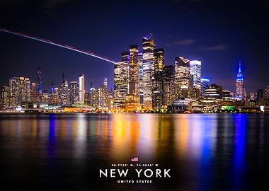 New York City Skyline at Night
