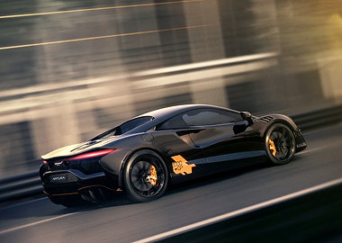 McLaren Artura on a blurred road