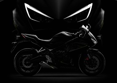 Black Honda CBR 650R