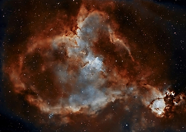 Heart Nebula in Space