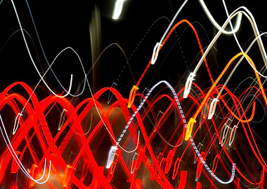 Abstract Light Trails