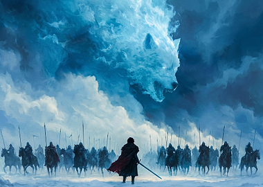 Ghost Wolf Over Army