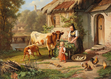 Idyllic Rural Scene