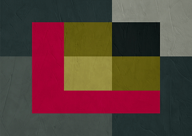 Minimalist Geometric Abstract Composition