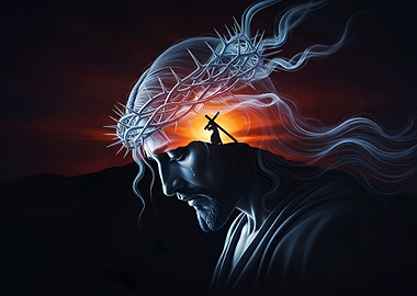 Jesus Christ with Crown of Thorns