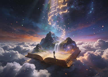 Magical Book of Floating Worlds