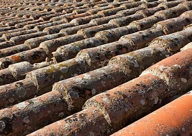 Weathered Terracotta Roof Tiles