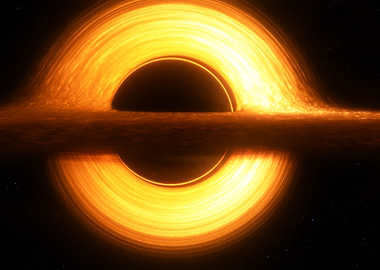 Gargantua Black Hole from Interstellar