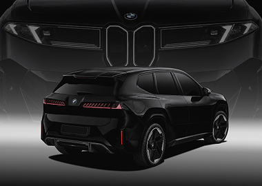 Black BMW IX3 50