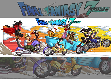 Final Fantasy VII Remake Character Ride