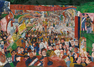 Christ's Entry Into Brussels in 1889