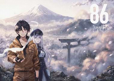 86 Eighty-Six Anime Art