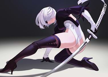 2B from NieR Automata