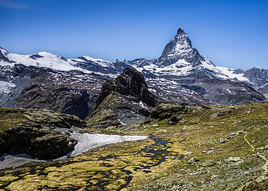 The Iconic Matterhorn Mountain Peak