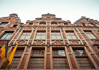 Historic Flemish Brick Architecture