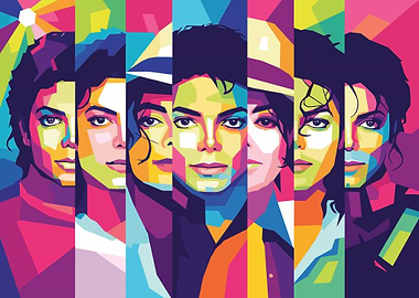 Michael Jackson Pop Art Portrait