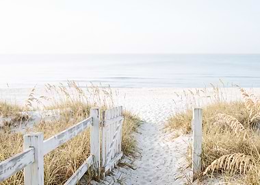 White Beach Gate Path