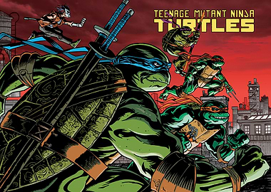 TMNT - Red Sky Over New York