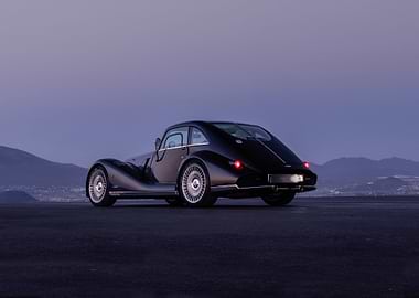 Elegant Black Morgan Aero 8 Coupe