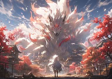 Giant Nine-Tailed Fox Spirit