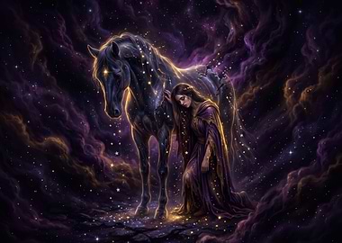 Celestial Woman and Starry Horse