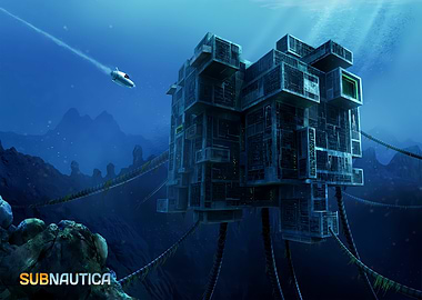Subnautica Alien Structure Underwater