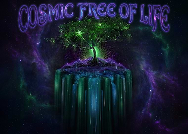 Cosmic Tree of Life Floating Island