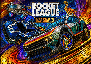 Rocket League Season 19 Mosaic Art