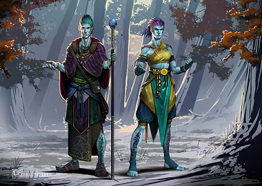 Frozen Forest Monks (No AI)