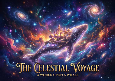 The Celestial Voyage Whale Fantasy Art
