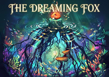The Dreaming Fox Fantasy Illustration