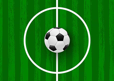Soccer Ball on Center Field