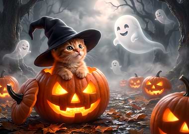 Whiskers and the Friendly Ghosts