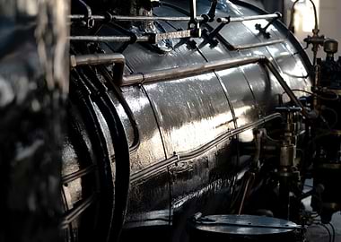 Train locomotive steam engine ang