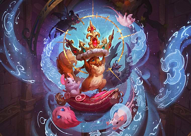 Squirrel King with Magical Crown
