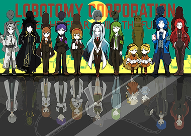 Lobotomy Corporation Character Lineup Illustration