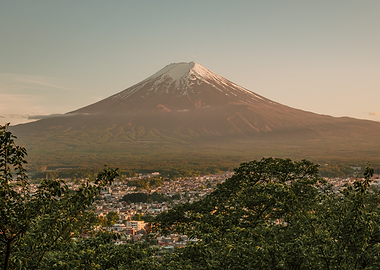 Mount Fuji at Sunset, Japan
