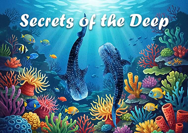 Secrets of the Deep Underwater Scene