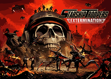 Starship Troopers Extermination Game Poster