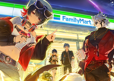 Zenless Zone Zero Characters at FamilyMart
